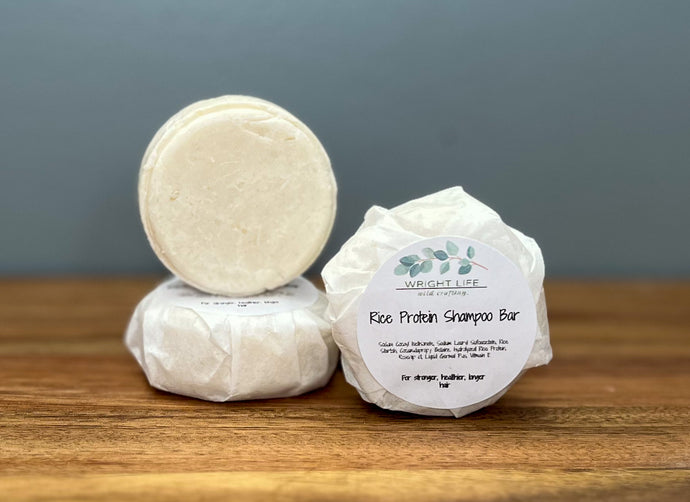 Rice Protein Shampoo Bar