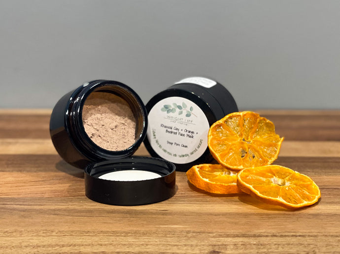 Rhassoul Clay + Orange + Beetroot Mask